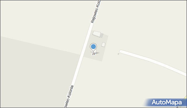 Rejowiec-Kolonia, Rejowiec-Kolonia, 19, mapa Rejowiec-Kolonia
