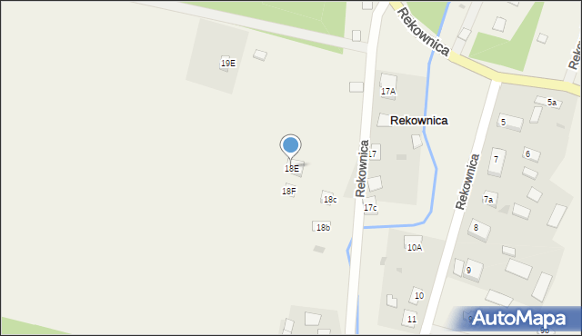 Rekownica, Rekownica, 18E, mapa Rekownica