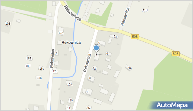 Rekownica, Rekownica, 7, mapa Rekownica