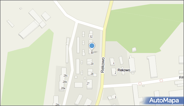 Rekowo, Rekowo, 30, mapa Rekowo