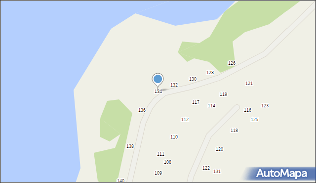 Rekowo, Rekowo, 134, mapa Rekowo