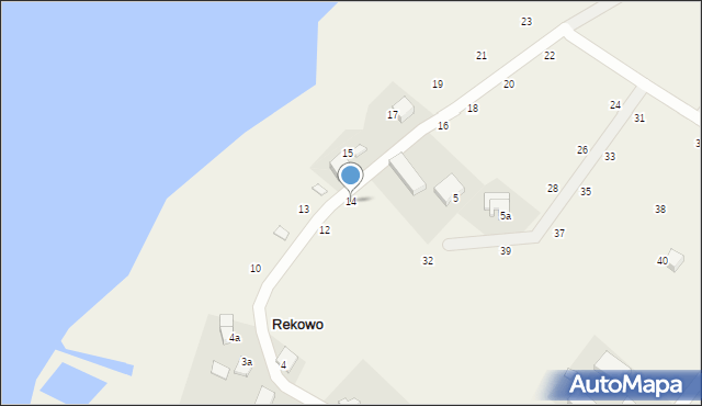 Rekowo, Rekowo, 14, mapa Rekowo