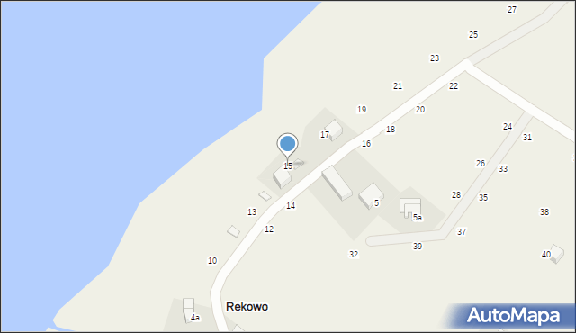 Rekowo, Rekowo, 15, mapa Rekowo