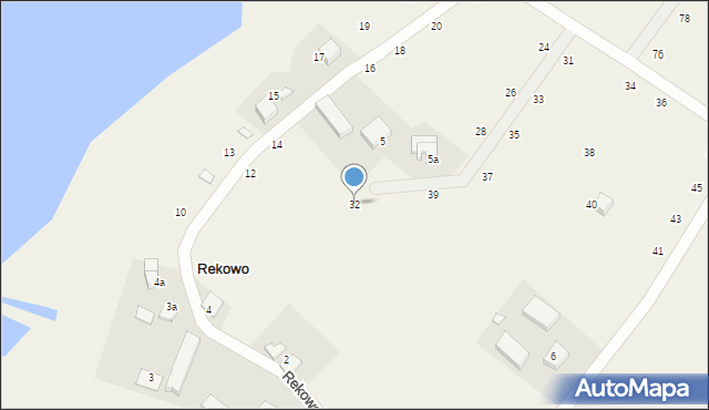 Rekowo, Rekowo, 32, mapa Rekowo