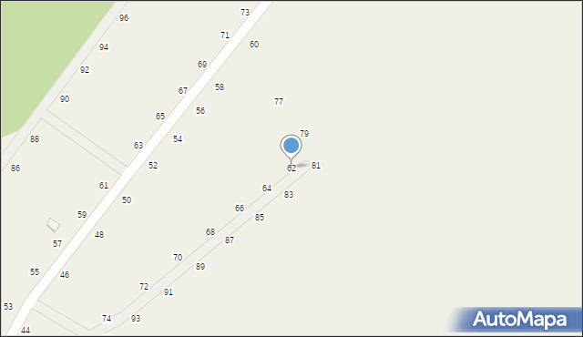 Rekowo, Rekowo, 62, mapa Rekowo