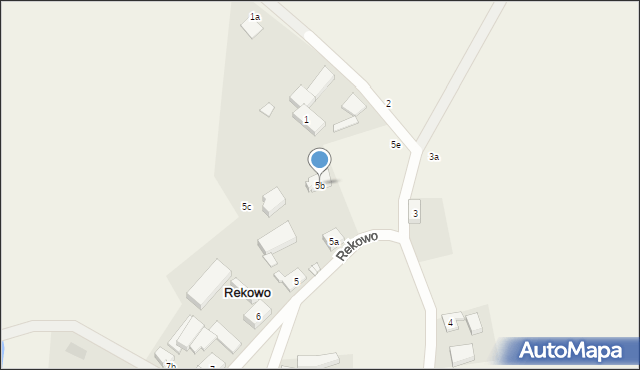 Rekowo, Rekowo, 5b, mapa Rekowo