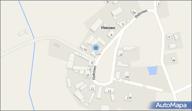 Rekowo, Rekowo, 7a, mapa Rekowo