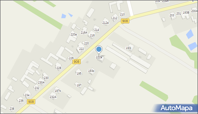 Rększowice, Rększowice, 222a, mapa Rększowice