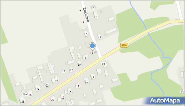 Rększowice, Rększowice, 4, mapa Rększowice