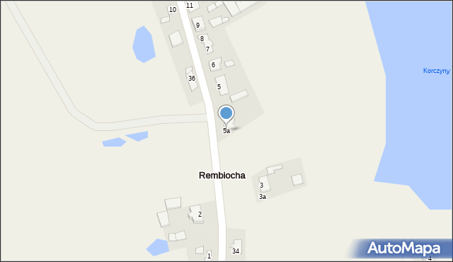Rembiocha, Rembiocha, 5a, mapa Rembiocha