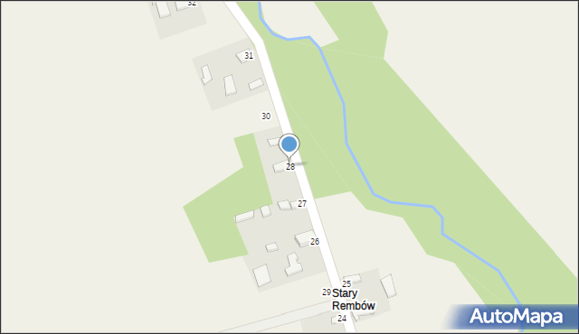 Rembów, Rembów, 28, mapa Rembów