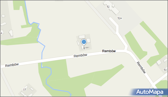 Rembów, Rembów, 8, mapa Rembów