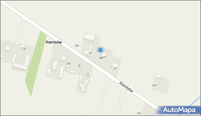 Rembów, Rembów, 24a, mapa Rembów