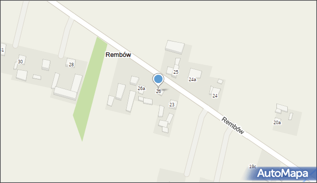 Rembów, Rembów, 26, mapa Rembów