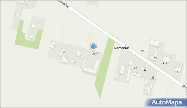 Rembów, Rembów, 28, mapa Rembów