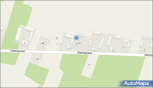 Remiszew, Remiszew, 11, mapa Remiszew