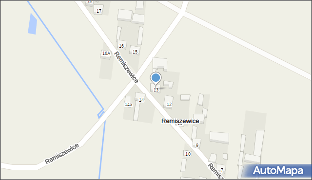 Remiszewice, Remiszewice, 13, mapa Remiszewice