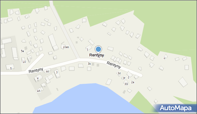 Rentyny, Rentyny, 1e, mapa Rentyny