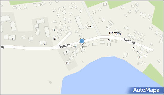 Rentyny, Rentyny, 3, mapa Rentyny