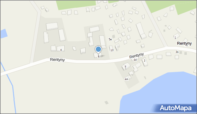 Rentyny, Rentyny, 5, mapa Rentyny