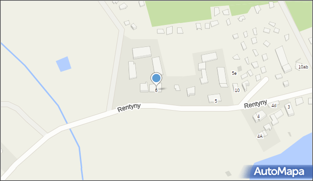 Rentyny, Rentyny, 6, mapa Rentyny