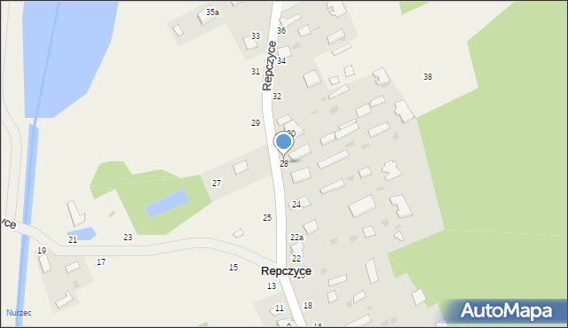 Repczyce, Repczyce, 28, mapa Repczyce