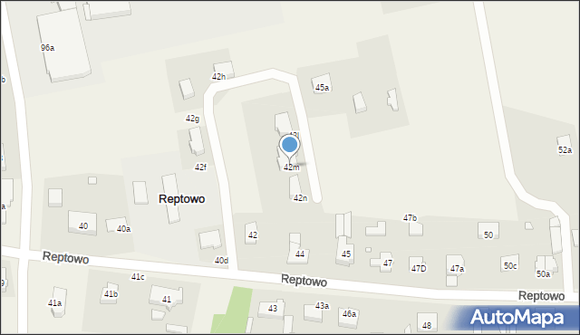 Reptowo, Reptowo, 42m, mapa Reptowo