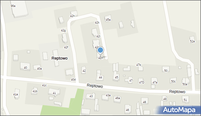 Reptowo, Reptowo, 42n, mapa Reptowo
