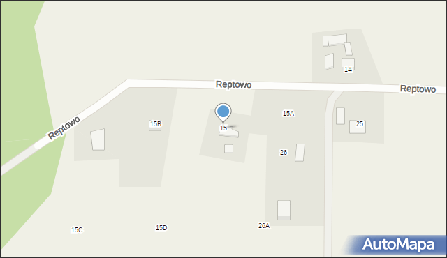 Reptowo, Reptowo, 15, mapa Reptowo