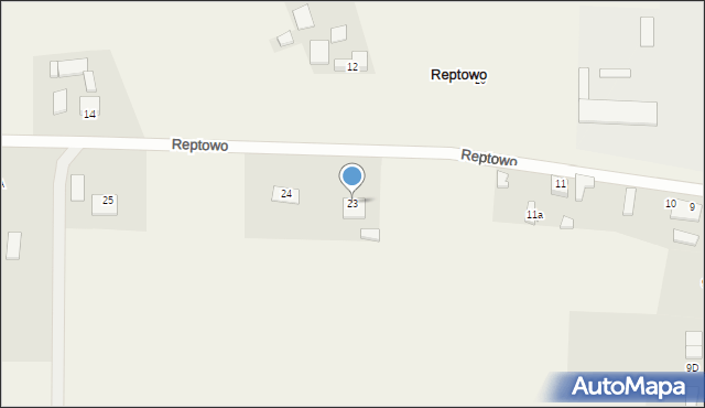 Reptowo, Reptowo, 23, mapa Reptowo