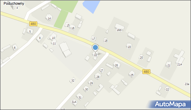 Restarzew Cmentarny, Restarzew Cmentarny, 12, mapa Restarzew Cmentarny