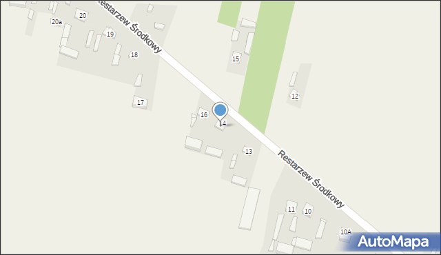 Restarzew Środkowy, Restarzew Środkowy, 56, mapa Restarzew Środkowy