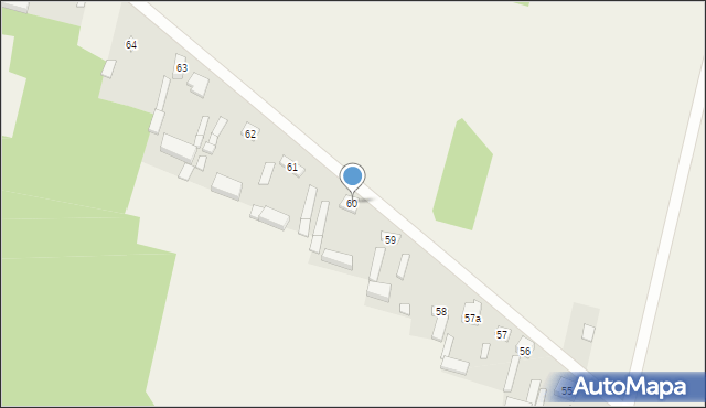 Restarzew Środkowy, Restarzew Środkowy, 60, mapa Restarzew Środkowy
