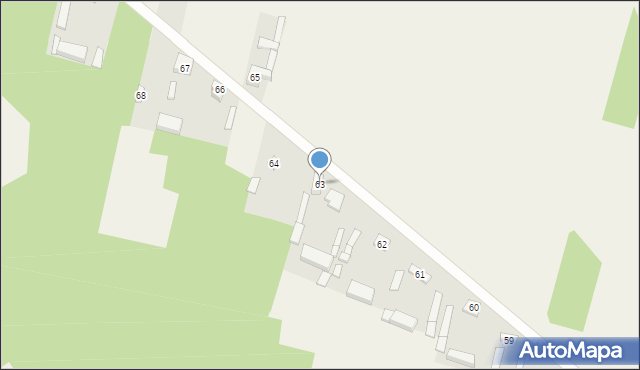 Restarzew Środkowy, Restarzew Środkowy, 63, mapa Restarzew Środkowy