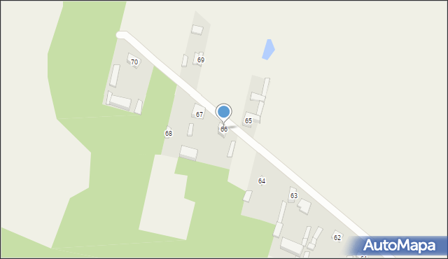 Restarzew Środkowy, Restarzew Środkowy, 66, mapa Restarzew Środkowy