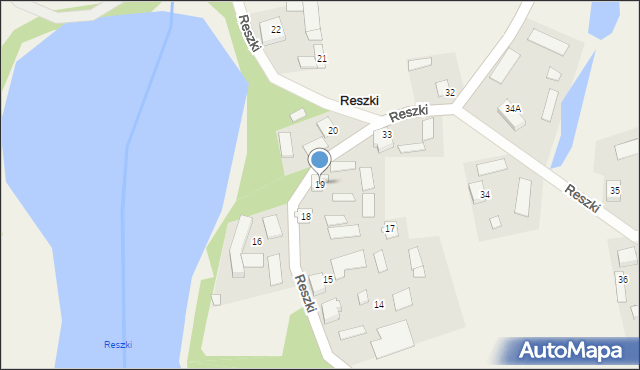 Reszki, Reszki, 19, mapa Reszki