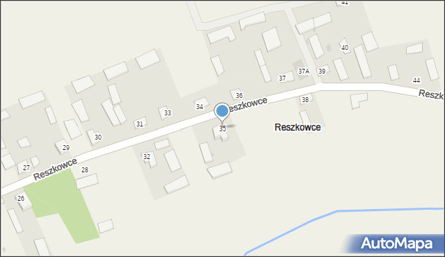 Reszkowce, Reszkowce, 35, mapa Reszkowce