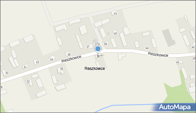 Reszkowce, Reszkowce, 38, mapa Reszkowce