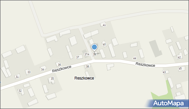 Reszkowce, Reszkowce, 39, mapa Reszkowce