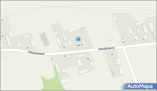 Reszkowce, Reszkowce, 46, mapa Reszkowce