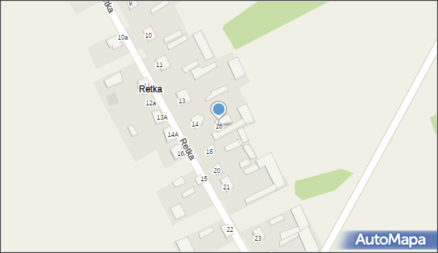 Retka, Retka, 16, mapa Retka