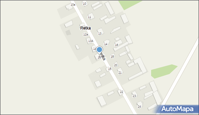 Retka, Retka, 16A, mapa Retka