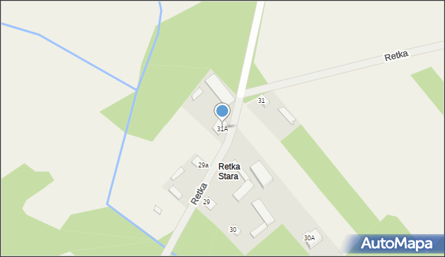 Retka, Retka, 31A, mapa Retka