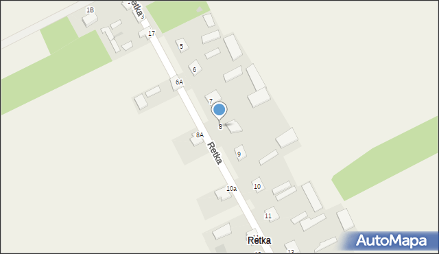 Retka, Retka, 8, mapa Retka