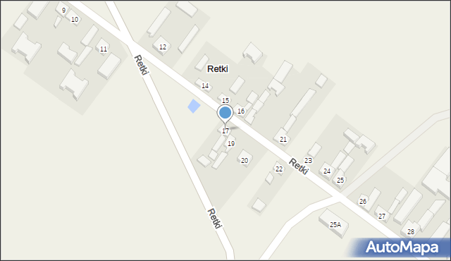 Retki, Retki, 17, mapa Retki