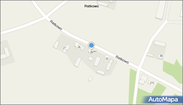 Retkowo, Retkowo, 29, mapa Retkowo