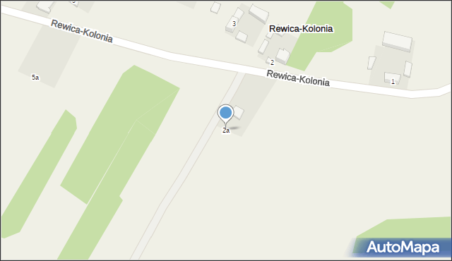 Rewica-Kolonia, Rewica-Kolonia, 2a, mapa Rewica-Kolonia
