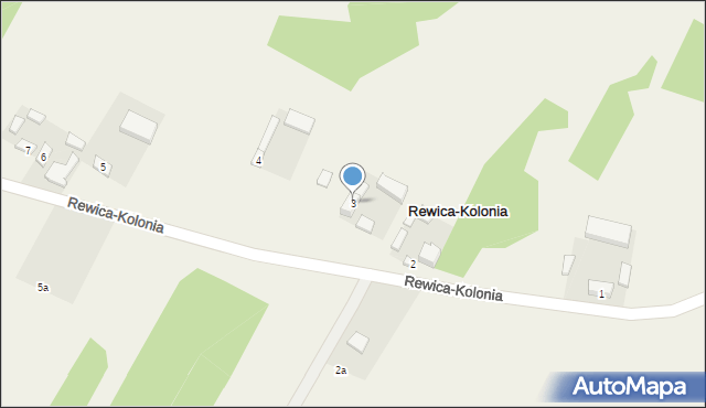 Rewica-Kolonia, Rewica-Kolonia, 3, mapa Rewica-Kolonia