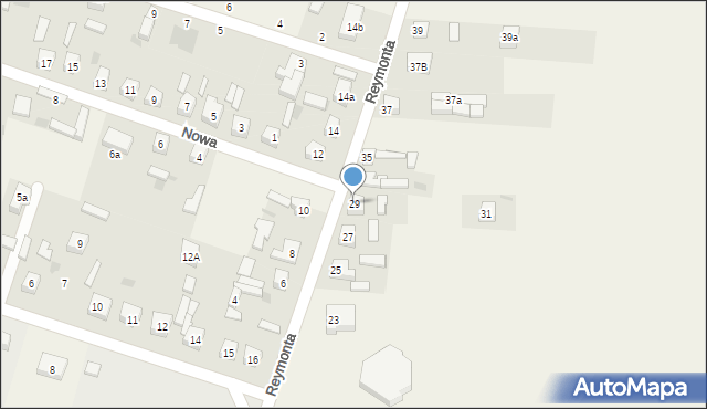 Rokiciny-Kolonia, Reymonta Władysława, 29, mapa Rokiciny-Kolonia