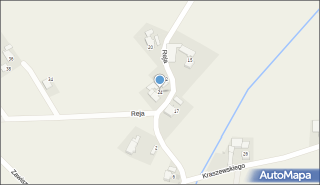 Roszowicki Las, Reja Mikołaja, 24, mapa Roszowicki Las